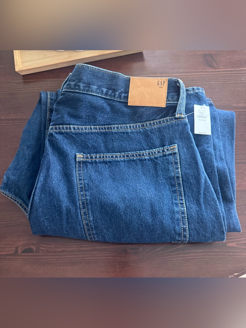 Gap 1996 The Hailey Extra Baggy Jean in Medium Indigo - Size 31 - Picture 9 of 9